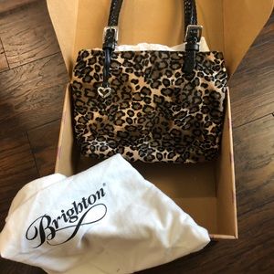 BRAND NEW Brighton cheetah print purse